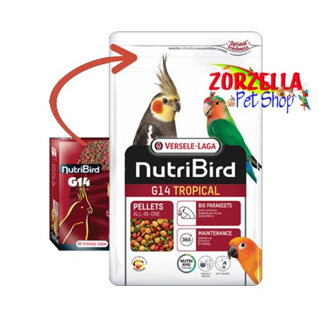 Nutribird G14 TROPICAL - PICCOLA TAGLIA